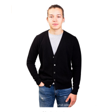 PK18A55HX Men's Cashmere Cardigan V-Neck